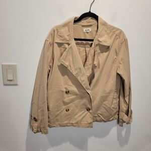 Pact Size S Boulevard Brushed Twill Double Breasted Jacket